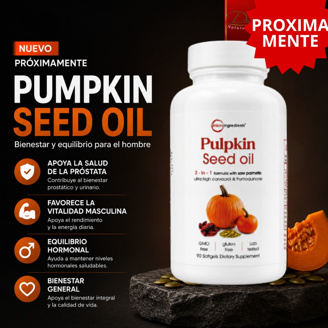Aceite de Semilla de Calabaza para Vitalidad y Bienestar